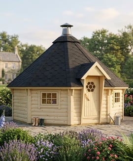 Palmako Eva 3.7m Log Cabin