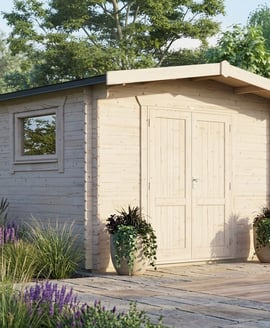 Power 10x12 Chalet Workshop Log Cabin