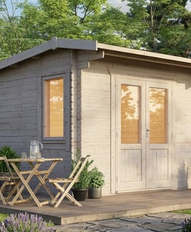 Power 12x12 Apex Log Cabin 28mm