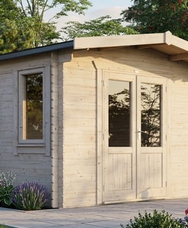 Power 12x12 Chalet Log Cabin 28mm