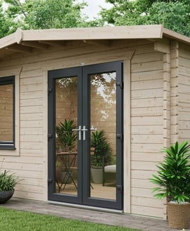 Power 12x14 Chalet Log Cabin 44mm