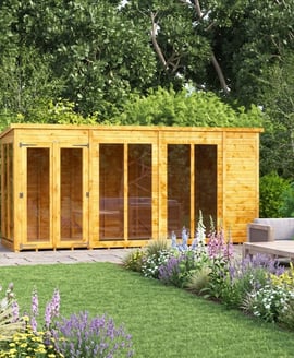 Power 14x4 Pent Summerhouse