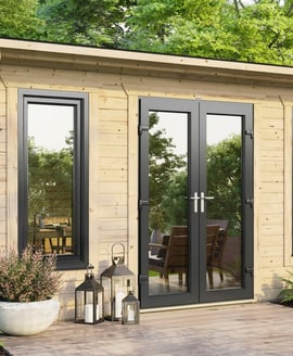 Power 16x10 Apex Log Cabin 44mm