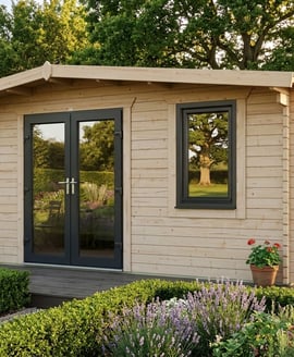 Power 16x20 Chalet Log Cabin 44mm