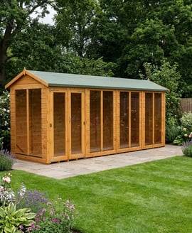 Power 16x4 Apex Summerhouse