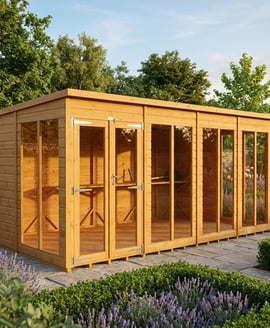 Power 16x8 Pent Summerhouse