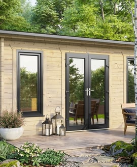 Power 18x10 Apex Log Cabin 44mm