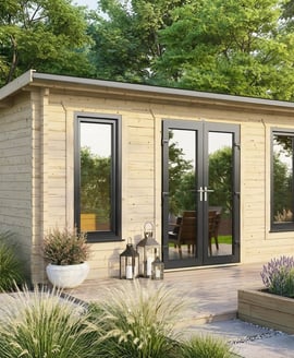 Power 18x12 Apex Log Cabin 44mm