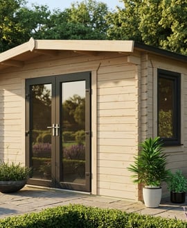 Power 18x12 Chalet Log Cabin 44mm