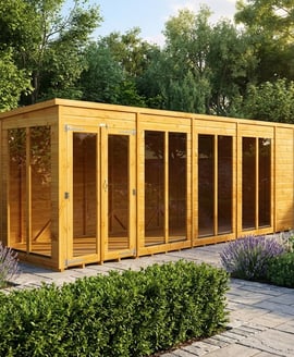 Power 18x6 Pent Summerhouse