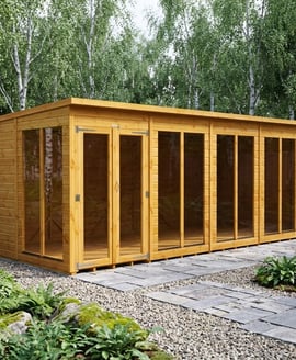 Power 18x8 Pent Summerhouse