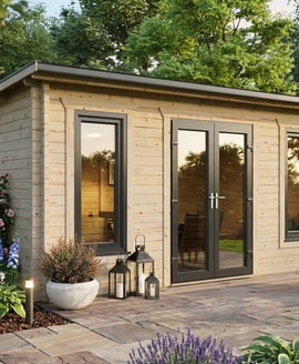Power 20x16 Apex Log Cabin 44mm