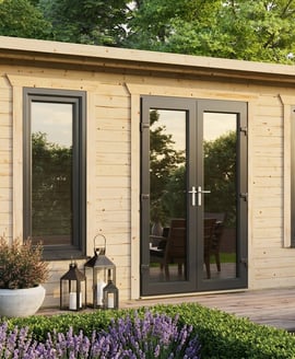 Power 20x18 Apex Log Cabin 44mm