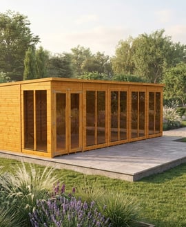Power 20x8 Pent Summerhouse