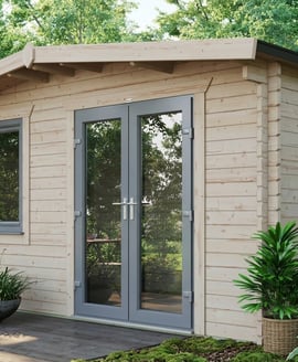 Power 8x14 Chalet Log Cabin 44mm