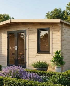 Power 8x18 Chalet Log Cabin 44mm