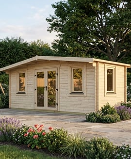 Power 8x20 Chalet Log Cabin 44mm