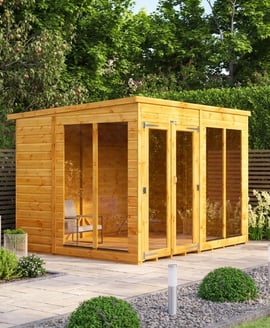 Power 8x6 Pent Summerhouse