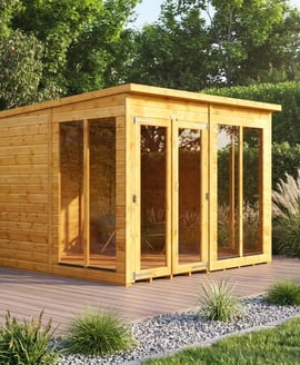 Power 8x8 Pent Summerhouse