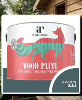 Thorndown Avalon Blue Wood Paint 2.5L