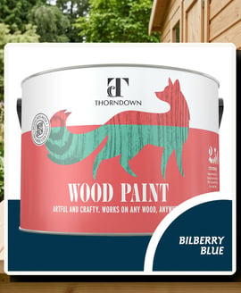 Thorndown Bilberry Blue Wood Paint 2.5L