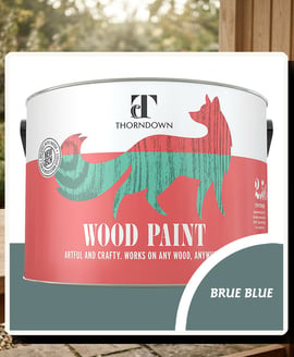 Thorndown Bru Blue Wood Paint 2.5L