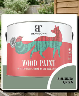 Thorndown Bullrush Green Wood Paint 2.5L