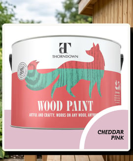 Thorndown Cheddar Pink Wood Paint 2.5L