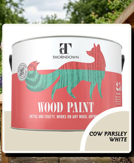 Thorndown Cow Parsley White Wood Paint 2.5L