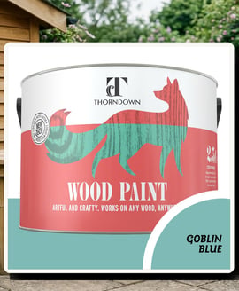 Thorndown Goblin Blue Wood Paint 2.5L