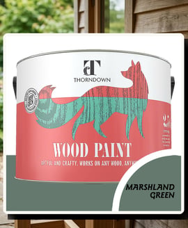 Thorndown Marshland Green Wood Paint 2.5L