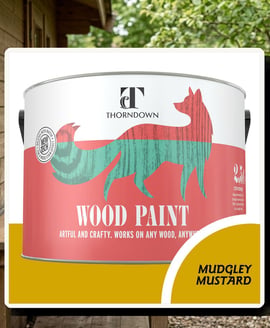 Thorndown Mudgley Mustard Wood Paint 2.5L