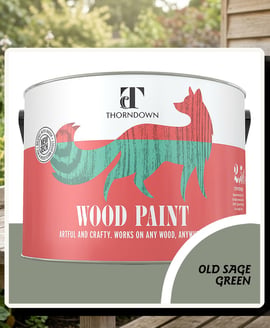Thorndown Old Sage Green Wood Paint 2.5L