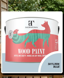 Thorndown Skylark Blue Wood Paint 2.5L