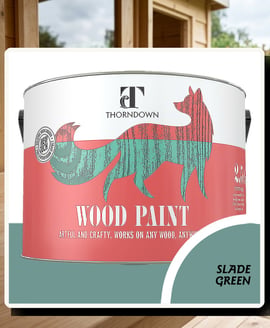 Thorndown Slade Green Wood Paint 2.5L