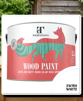 Thorndown Swan White Wood Paint 2.5L