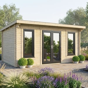 Pent Log Cabins